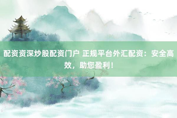 配资资深炒股配资门户 正规平台外汇配资：安全高效，助您盈利！